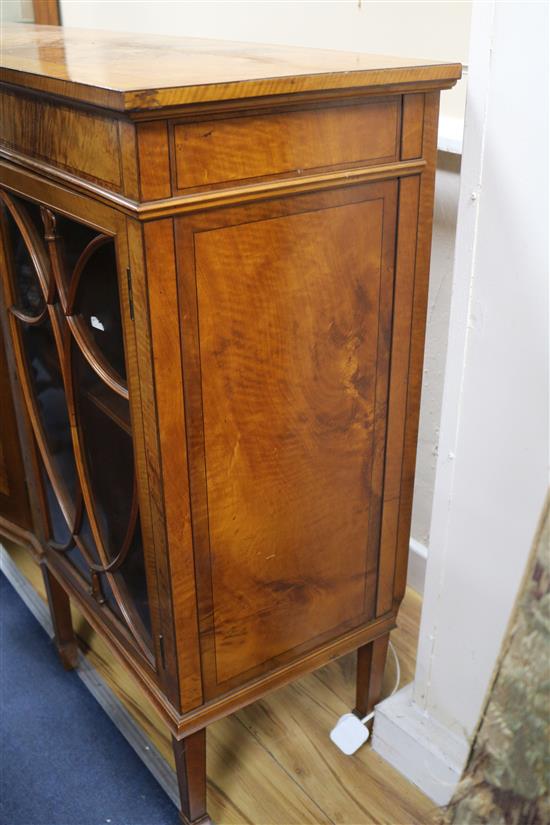 A Chinese hardwood tall cabinet W.65cm